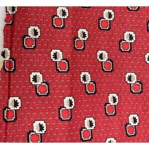 Vintage J. Gutcheon The American Classic Line Red 34"x42" Fabric with Geometric
